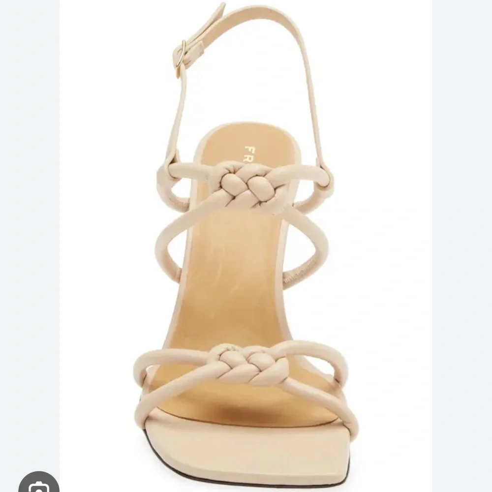 FRAME Le Hendrix leather slingback sandals